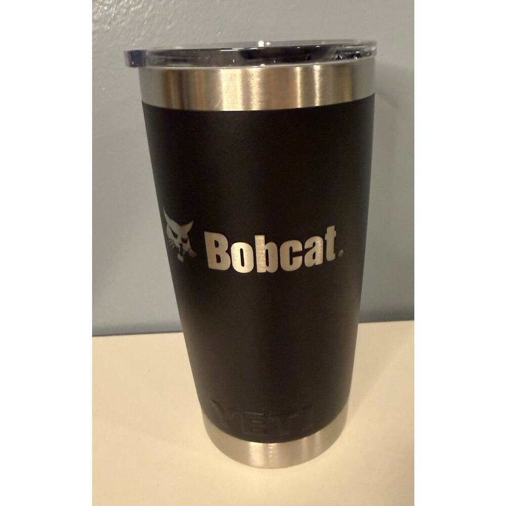 NWOT Bobcat Branded Yeti 20oz Tumbler - in Black